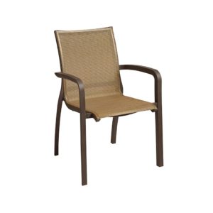 Cognac Fusion Bronze Armchair