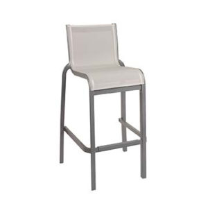 Platinum Grey Armless Barstool