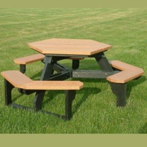 Open Seat Hex Table – Resort Chairs